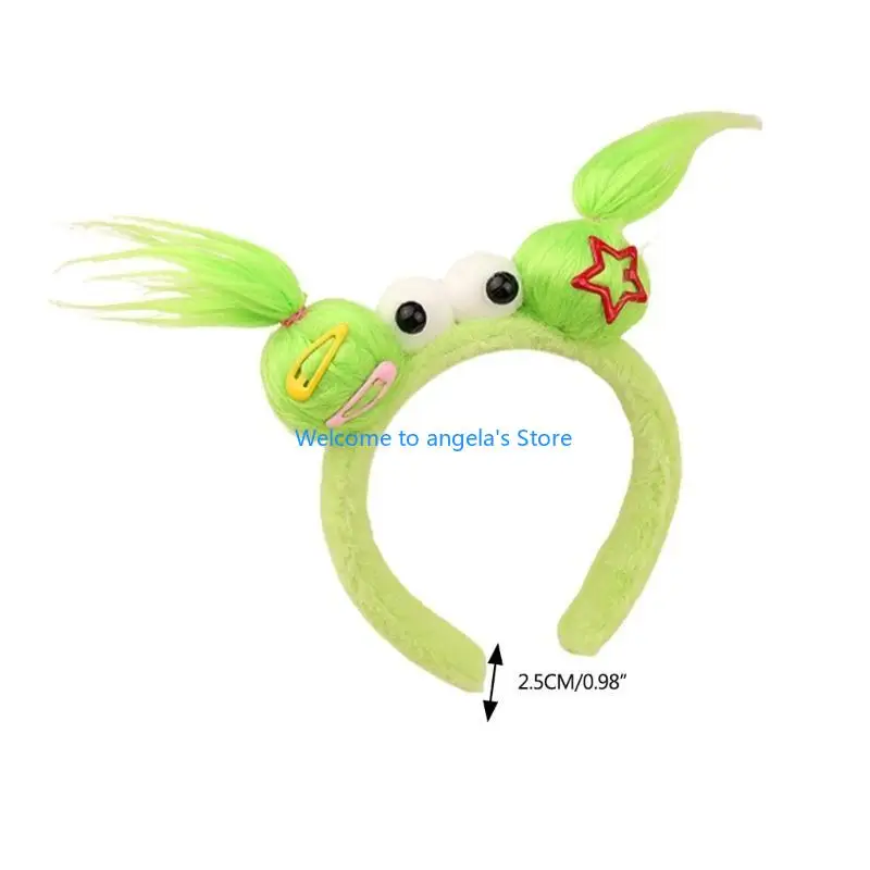 X4YC – cerceau cheveux coloré amusant pour filles, accessoires coiffure en fourrure accrocheurs