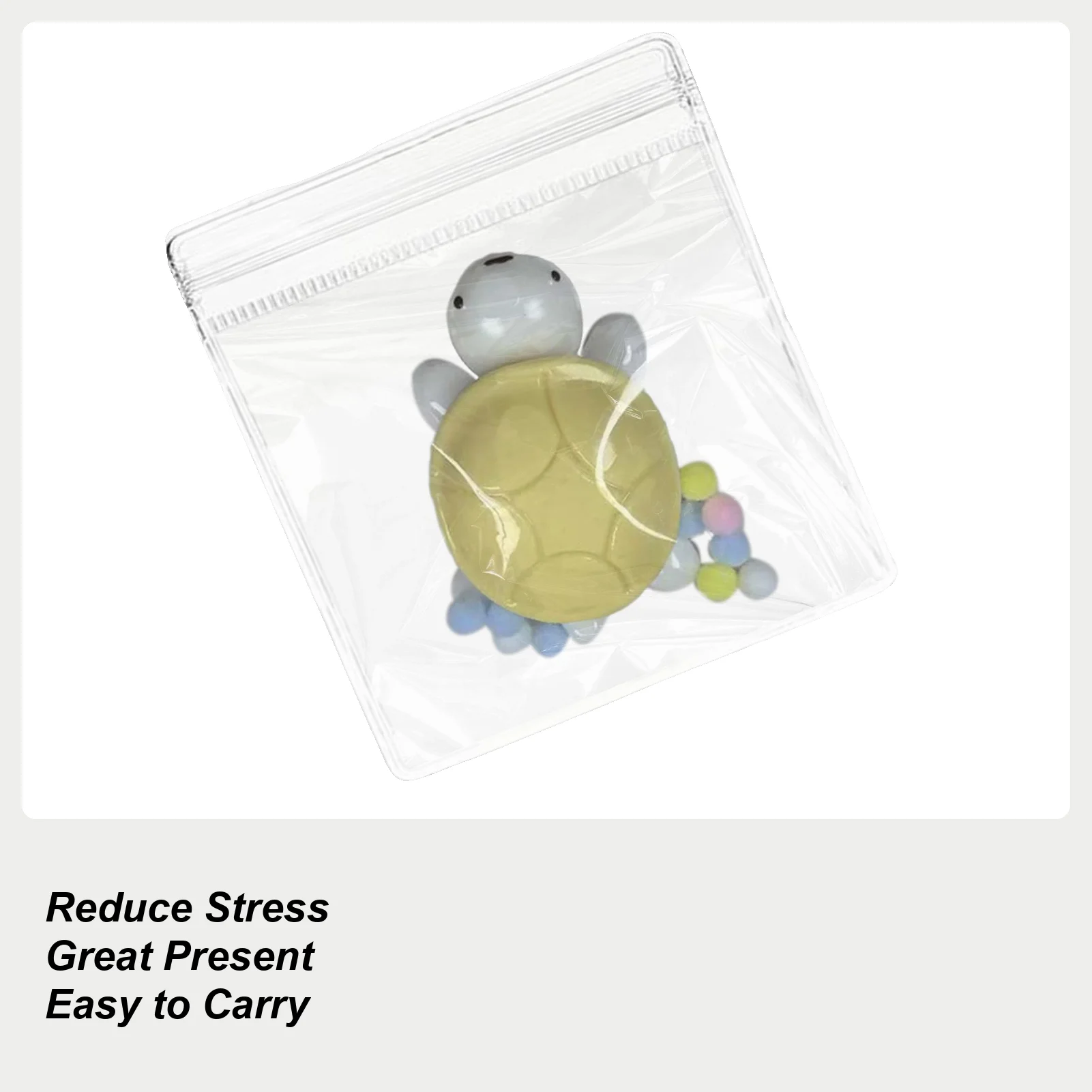 Squeezing Toy Turtle Pinching Toy Portable Soft Calming Fidget Stress Reliever For School Classroom Travel Party Home Boys Girls