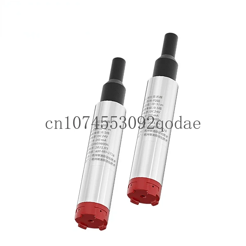 Input Liquidometer Liquid Level Sensor 4-20mA Water Level Gauge Probe Water Tank Static Pressure Liquid Level Transmitter