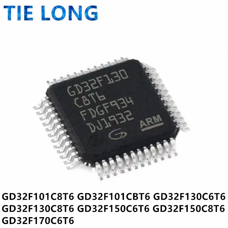 1Pcs/lot GD32F101C8T6 GD32F101CBT6 GD32F130C6T6 GD32F130C8T6 GD32F150C6T6 GD32F150C8T6 GD32F170C6T6 GD32F103C8T6 QFP-48 In Stock