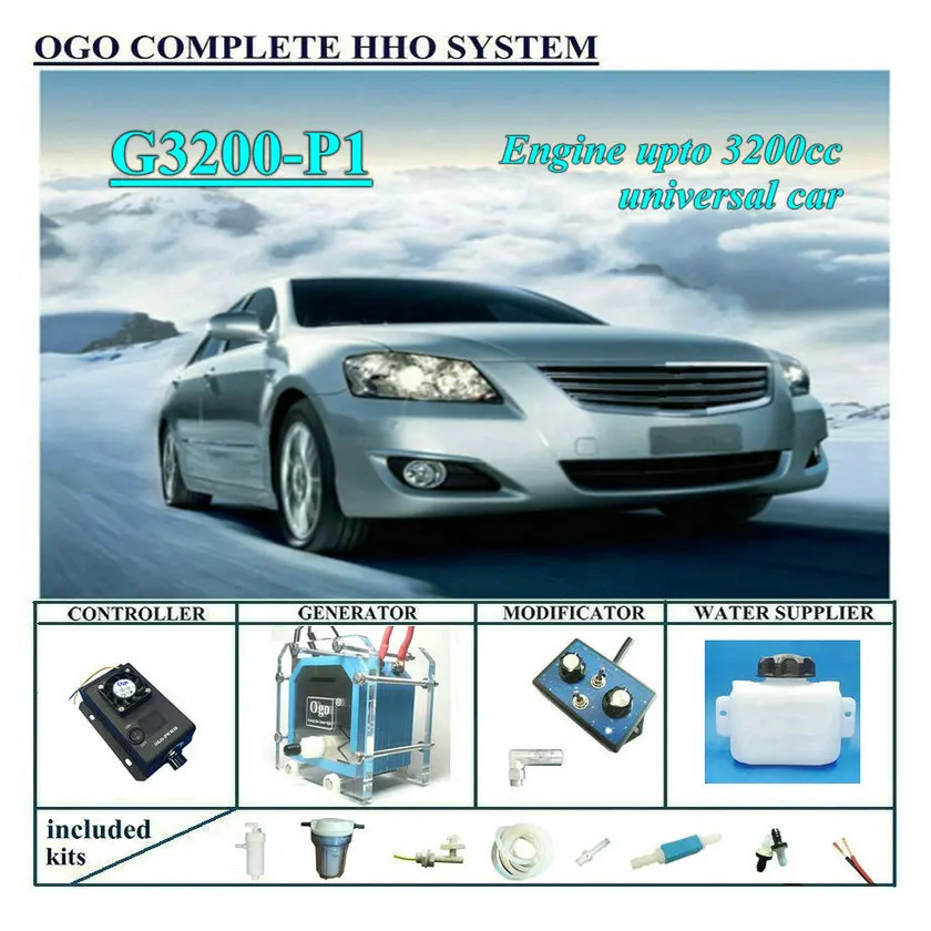 OGO Complete HHO system P1 PWM CE&FCC MAF/MAP upto Engine 3200CC