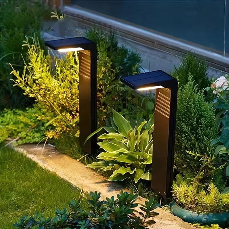 AA05 Luces solares para jardín al aire libre, iluminación LED impermeable, energía solar, instalación ecológica, ideales para decoración de jardín