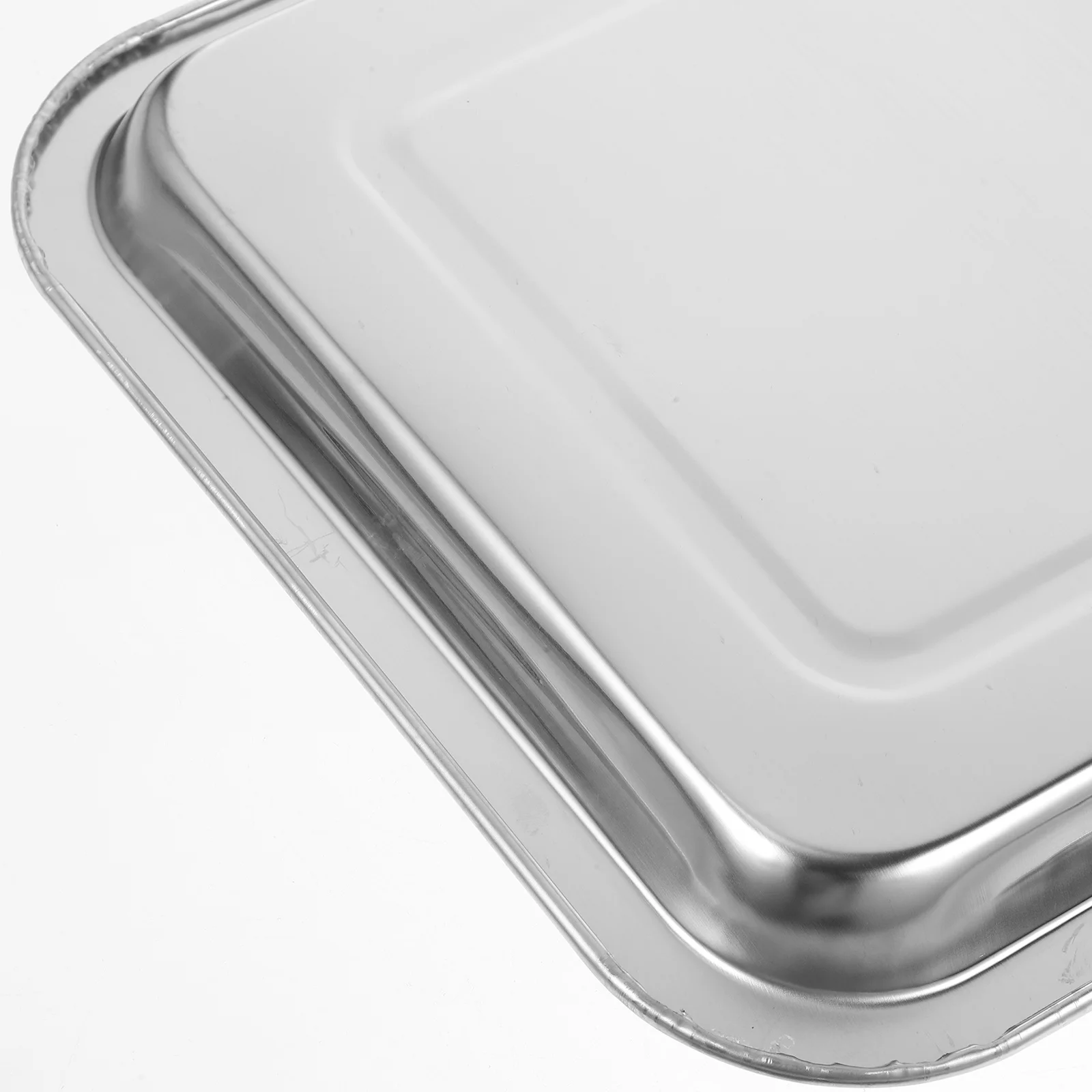 

2Pcs Tattoo Stainless Steel Tray Flat Tool for Tattoo Medical Grade Metal Tray Corrosion Resistant Easy to Clean Daily Use