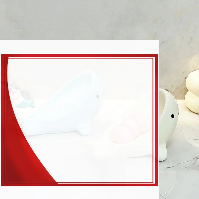 

Creative Whale Soap Dish For Home Use, Bathroom, And Toilet, Providing A Draining And Storage Solution For Premium Soap