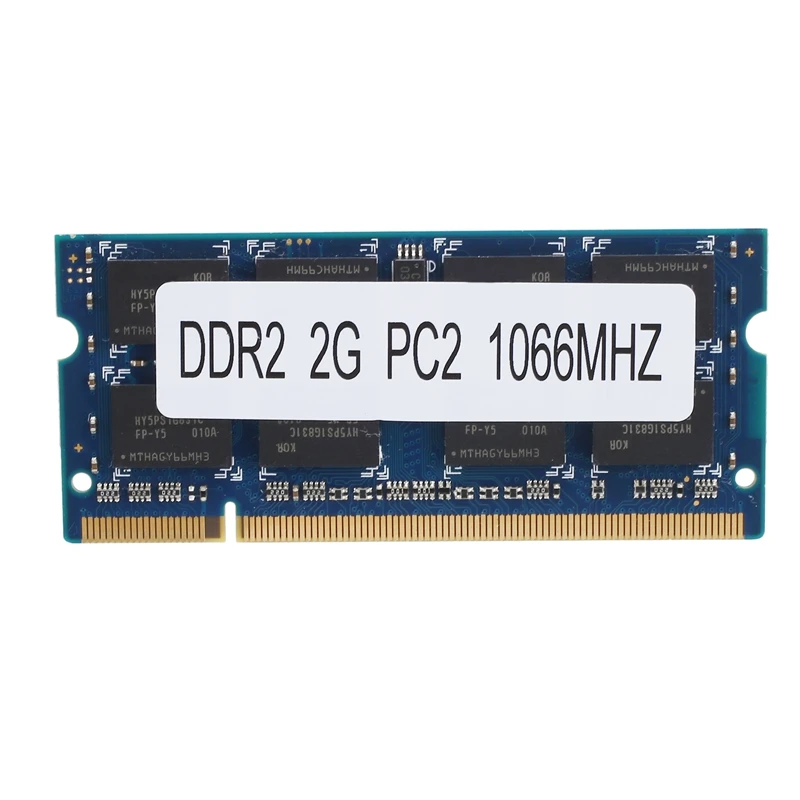 DDR2 2GB ذاكرة عشوائية Ram الكمبيوتر المحمول 1066Mhz PC2 8500 SODIMM 1.8 فولت 200 دبابيس لذاكرة الكمبيوتر المحمول AMD