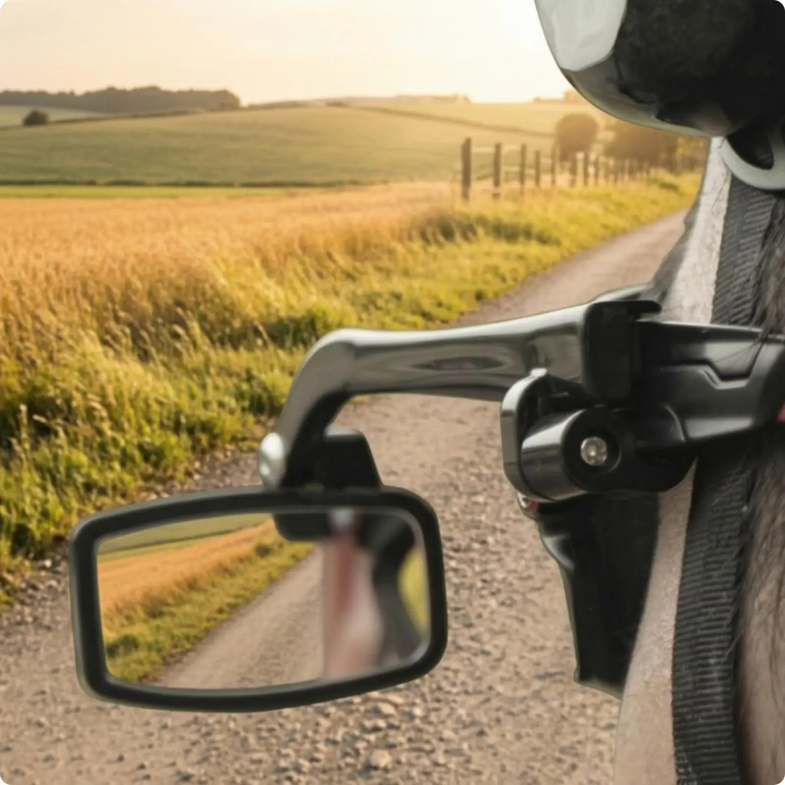 Bike Spectacle Mirror Lightweight Spectacle Mirror Clear for Cyclists