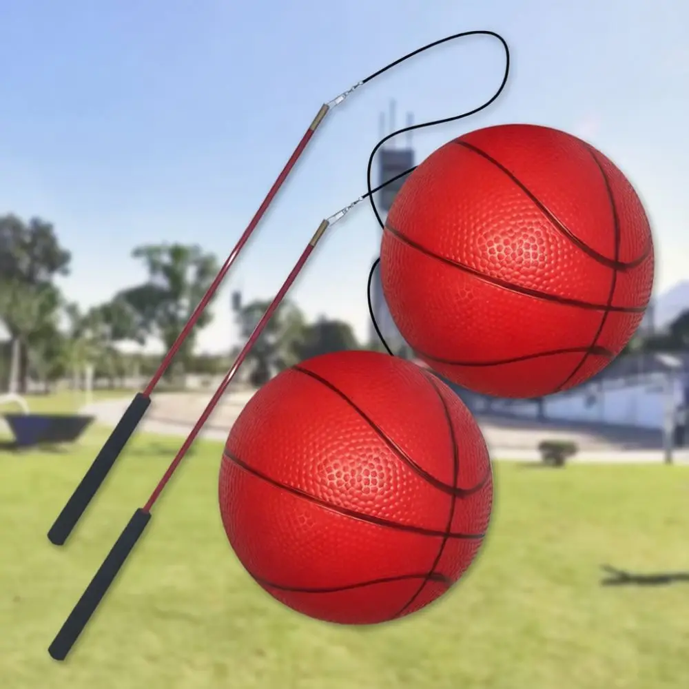 Rainbow Pumpkin Fitness Swing Ball PVC Arm Exercise Equipment Hand Wrist Training Tool For Square Dance Yoga Workout