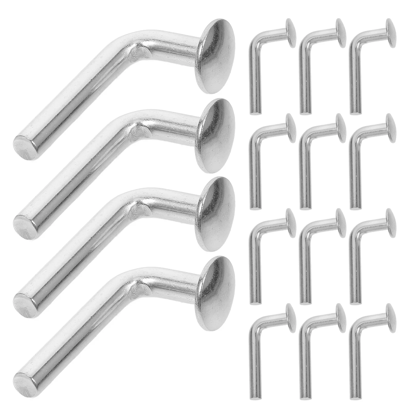 

100pcs Galvanized Drop Pin Heavy Duty Pallet Rack Safety Clip For Warehouse Home Shelving System M5 Silver Iron Pins
