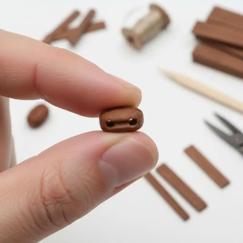 10 Piezas de Accesorios para Construcción de Maquetas de Barcos, Accesorios para Maquetas de Veleros Antiguos, Poleas de Madera de un Solo Bloque de 3mm, 4mm, 5mm y 6mm