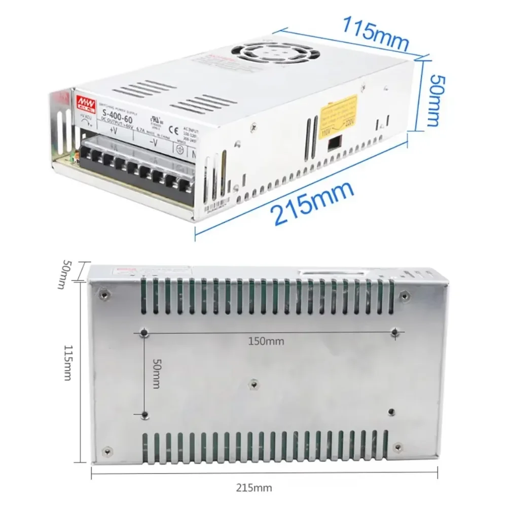 Nema23/Nema34 Closed-Loop Stepper Motor Kit |57/86mm Hybrid Servo Motor with Digital Controller&48V PSU|for CNC/Laser/3D Printer