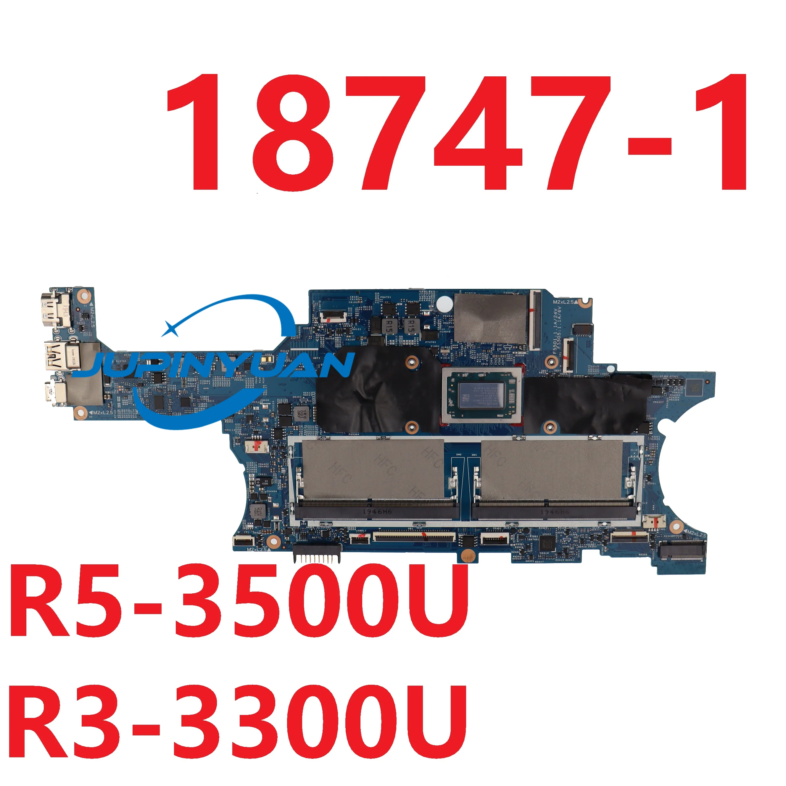 For HP ENVY x360 15m-ds0011dx 15-DS 15M-DS Laptop Motherboard 18747-1 L53874-601 L53874-501 With R5-3500U R3-3300U CPU Mainboard