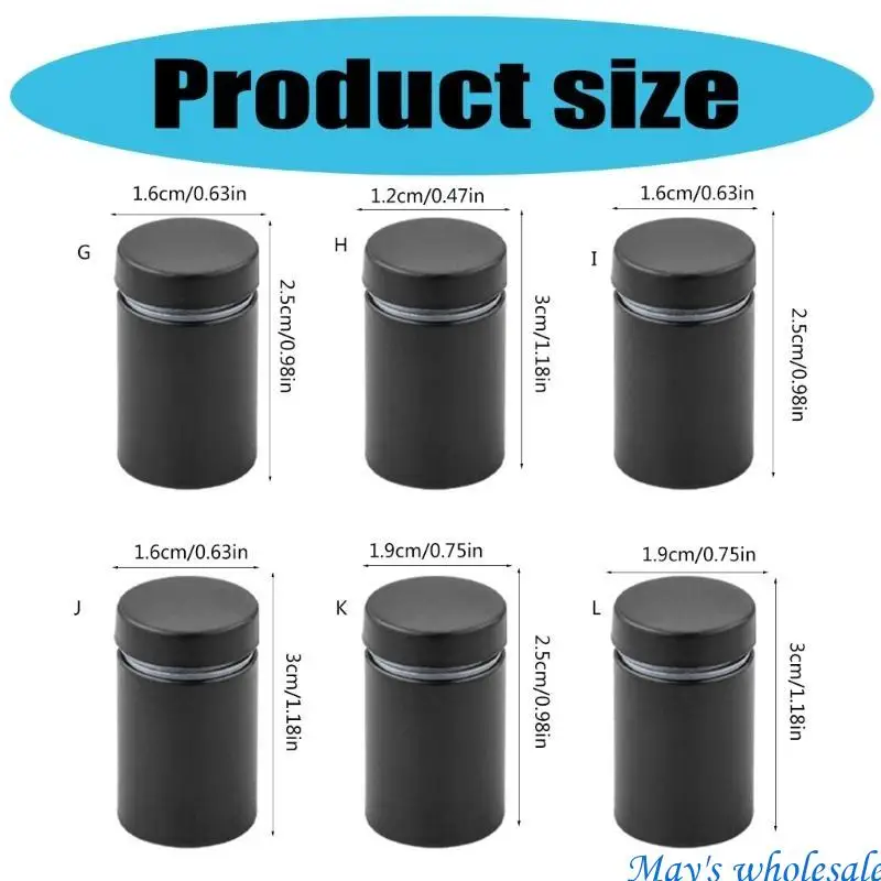 Professional Stainless Steel Standoffs Nails for Commercial Signage 16Pcs 448A