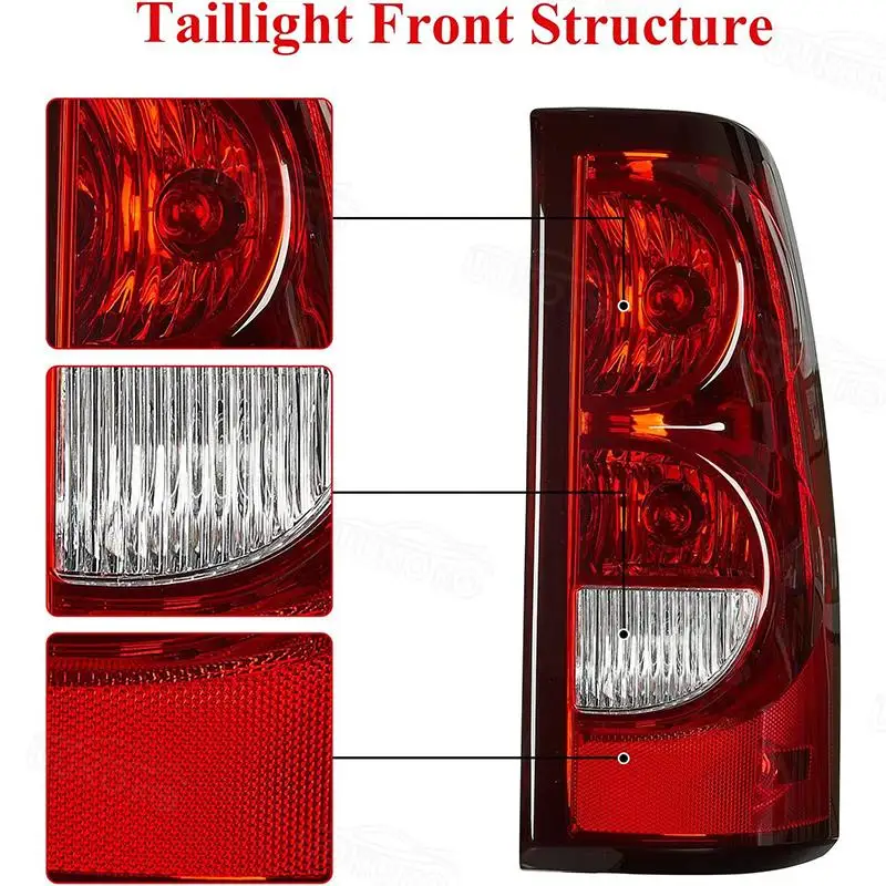 صالح ل سيلفرادو 2003 2004 2005 2006 قطع غيار السيارات سيارة الخلفية الذيل ضوء الجمعية 19169002 19169003 19169004 19169005 مصباح مكبح LED