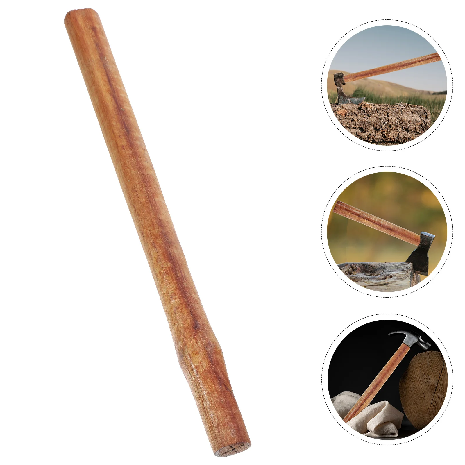 مقبض مطرقة من الخشب الصلب يدوم طويلاً، غير قابل للانزلاق للحمل والاستخدام في مقبض المطرقة في إعدادات العمل المختلفة #1