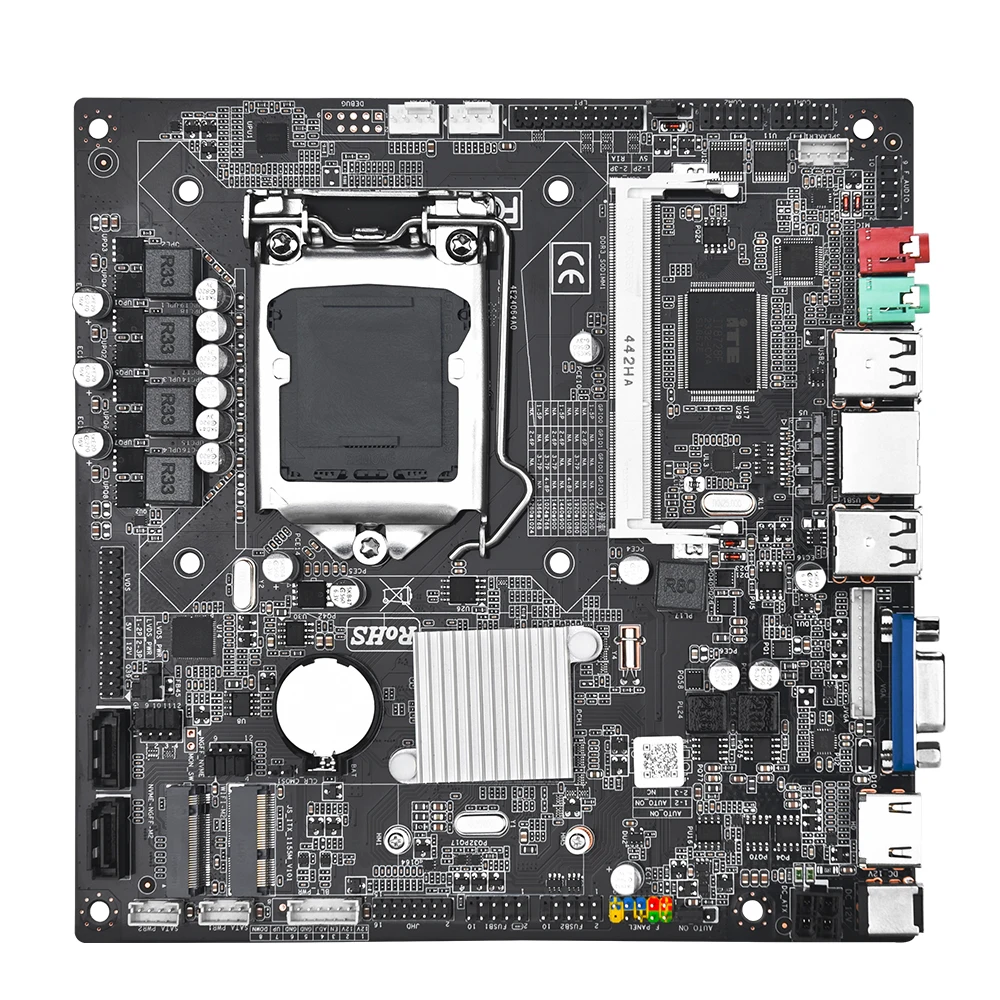 JINGSHA mini itx H61 motherboard LGA 1155 NVME WIFI port mini itx all-in-one LGA 1155 motherboard