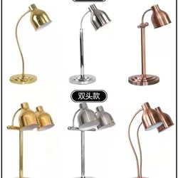Double head buffet food insulation light food pizza display light hose light swing light heated barbecue Hotel Restaurant