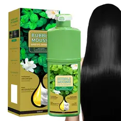 Natural Plant Herbal Hair Dye Shampoo 5 Minutes Change Hair Color Non-irritating Repairs Gray White Hair Care Products Women Men