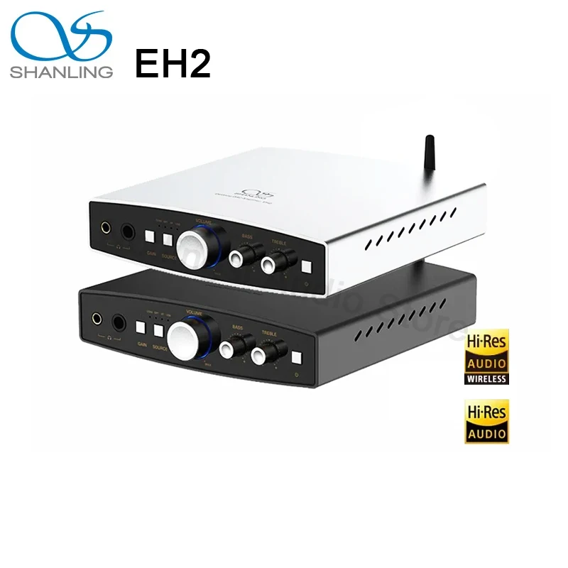 

SHANLING EH2 Headphone Amplifier Protable 24-bit R2R DAC AMP Desktop Decoder Headphone Amplifier Bluetooth 5.2 Hi-Res Audio AMP