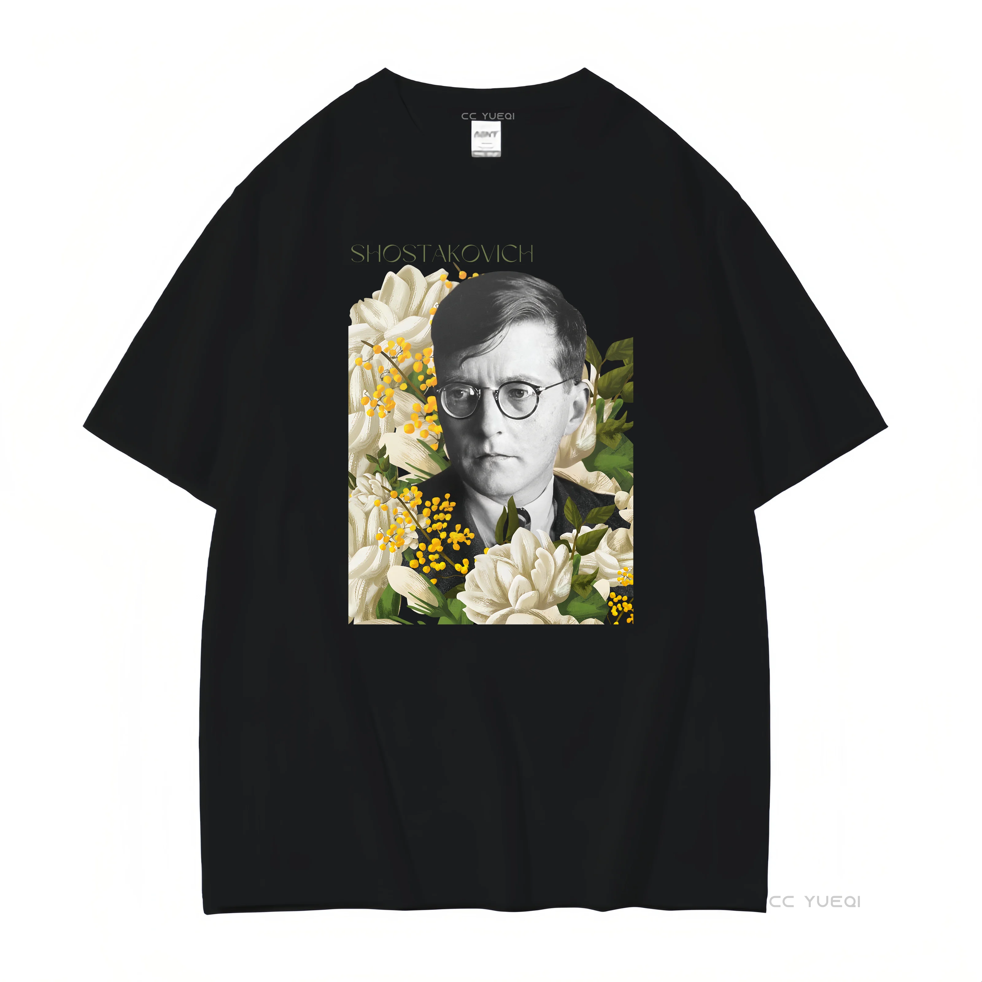 Dmitri Shostakovich compositor camiseta música maestro regalo compositores clásicos banda geek orquesta mangas largas o cortas