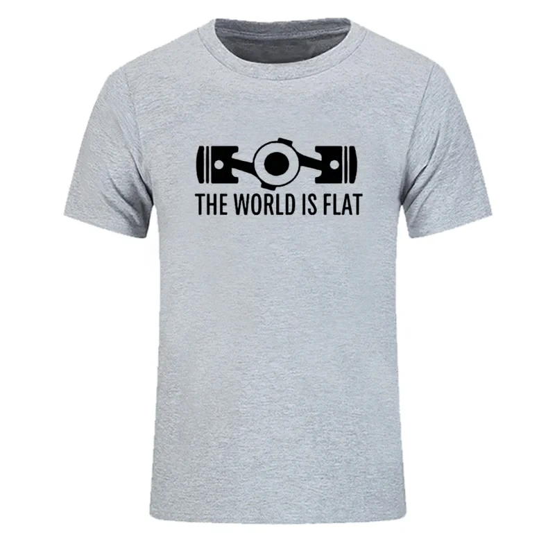 Summer world is flat engine T-shirt short sleeve T-shirt New style men o collar cotton T-shirt simple fashion quality clothing