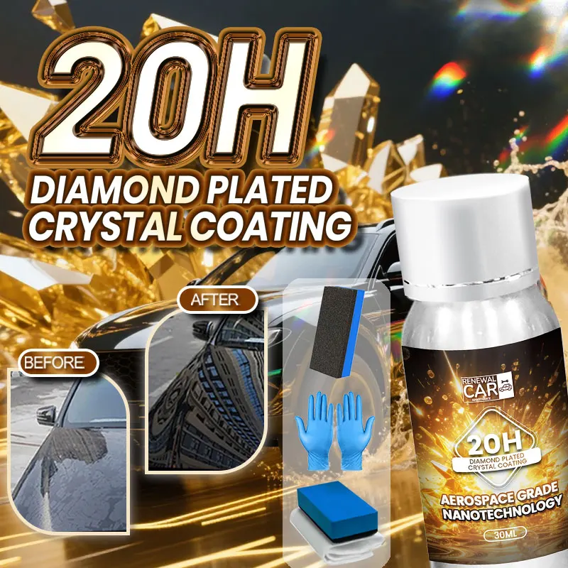 

20H ДИАМАНТОВЫЙ КРИСТАЛЛОВЫЙ ПОКРЫТЫЙ КОМПЛЕКТ ДЛЯ АВТОМОБИЛЯ ПРО КЕРАМИЧЕСКОГО ПОКРЫВА, 30 МЛ, 39% ТРАДИЦИОНАЛЬНЫЙ САДОВЫЙ