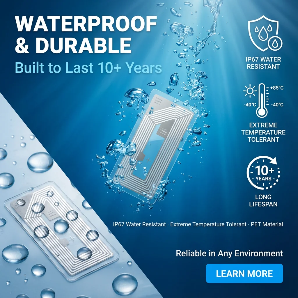 11*21mm NFC Tag Sticker NTAG213 Chip Adhesive Transparent RFID Label Rewritable 144 Bytes Memory for NFC Applications