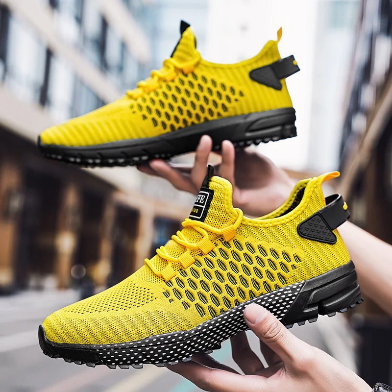 Non-slip Wear Resistant Men‘s Outdoor Hiking Shoes Breathable Climbing Man Sneaker Mountain Shoe Casual Walking Summer Male Shoe