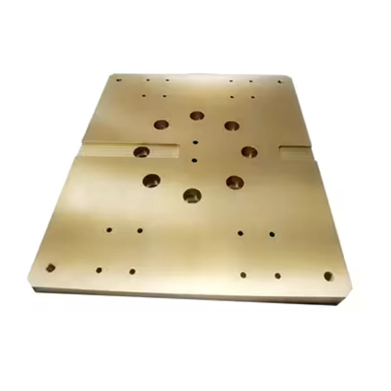 Custom Machined Brass Panel CNC Machining Large Parts