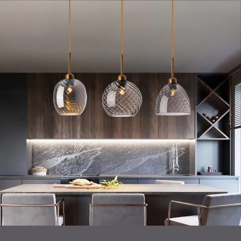 

LED Modern Pendant Lights Hotel Living Room Restaurant Lighting Bedroom Light Fixtures Home Decoration Hanging Lamps Glass decor
