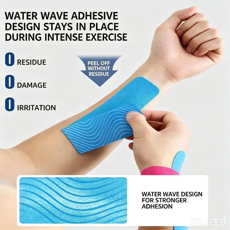 Sports Kinesio Tape Muscle Kinesiology Elastic Knee Pain Relief Strain Patch Athletic Recovery Stickers Fitness Bandages