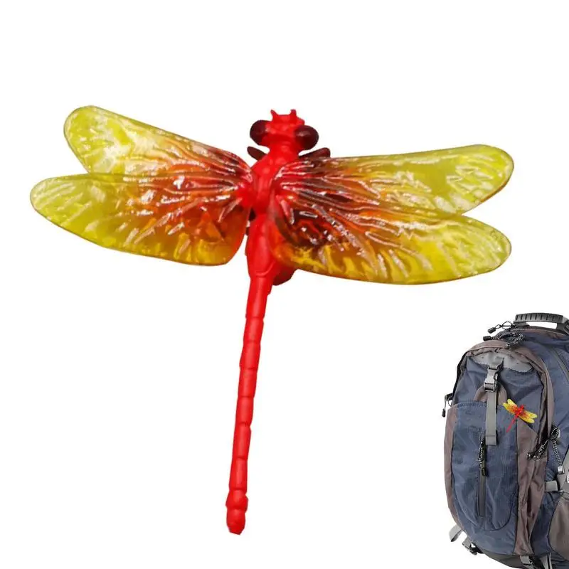 Simulation Dragonfly Model Mini Dragonfly Figure Art Vivid Simulation Animal Model Simulated Dragonfly Ornaments Toys For Garden