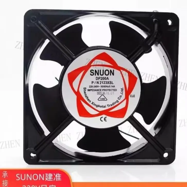 

Y FOR SNUON DP200A P/N 2123XSL 12038 220V 0.14A 12CM Axial Metal Cooling Fan