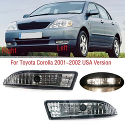 Car Accessories Front Bumper Fog Light Lamp For Toyota Corolla 2001 2002 USA Version Foglight Foglamp With Bulb