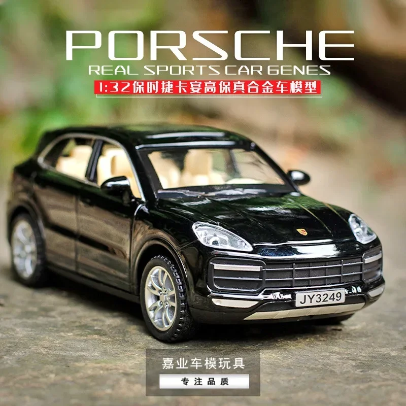 1:32 Porsche Cayenne Taycan Macan Off-road vehicle High Simulation Diecast Car Metal Alloy Model Car Children\'s toys gifts