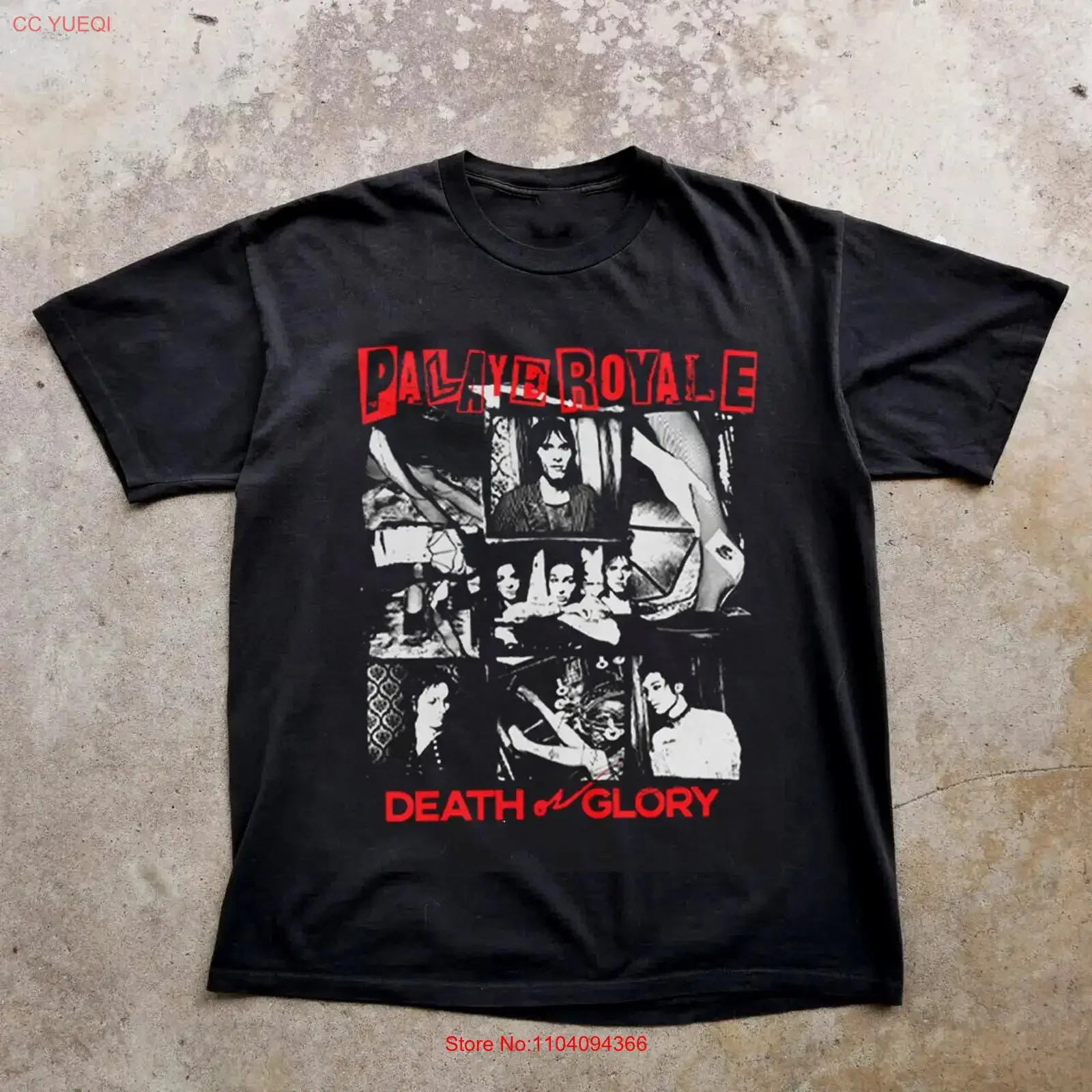 Palaye Royale Band Death or Glory T Shirt Full Size S to 5Xl vintage Washed homme graphic Versatile Slightly fashion