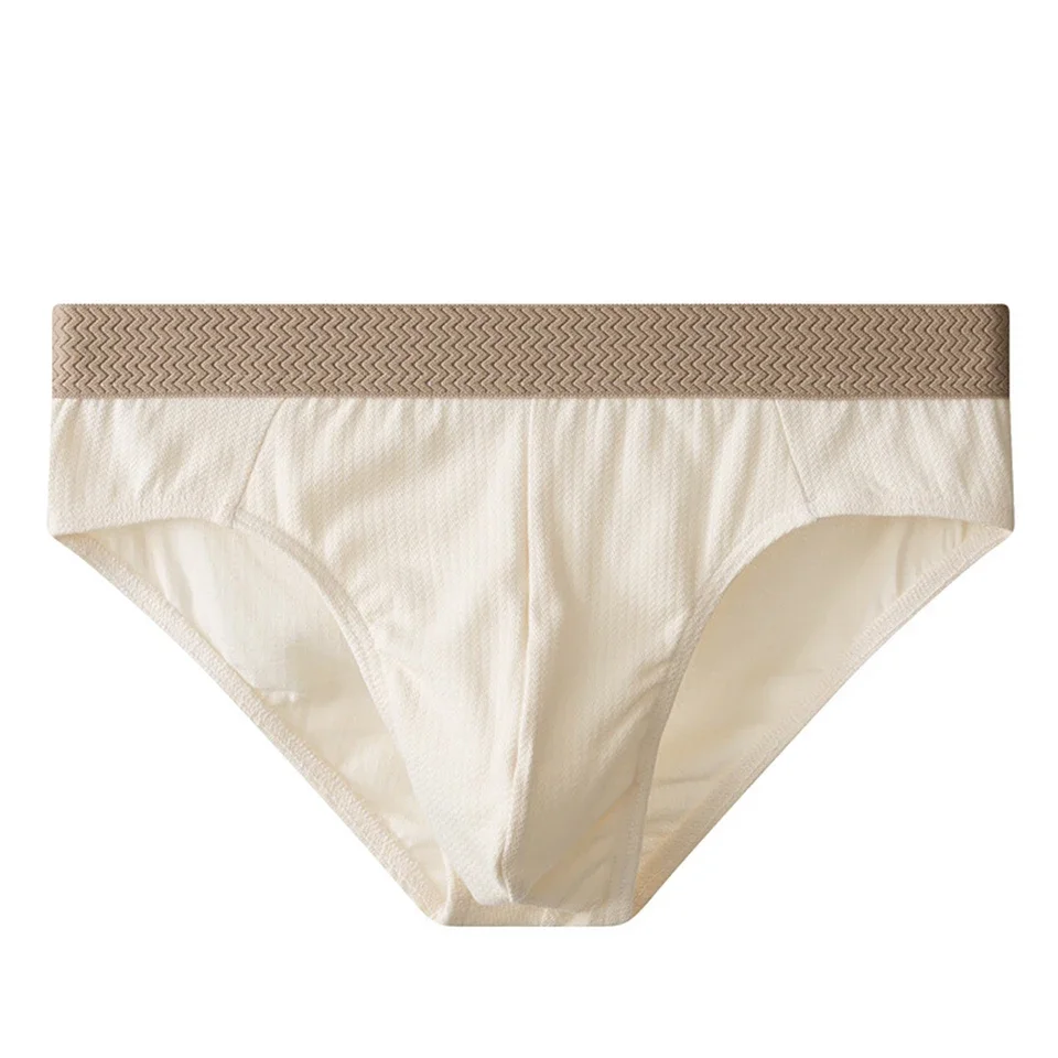 

1pc Men Seamless Cotton Briefs Quick Dry Breathable Underwear Solid Underpants Panties M-XXL Mens Elastic Briefs Shorts Lingerie