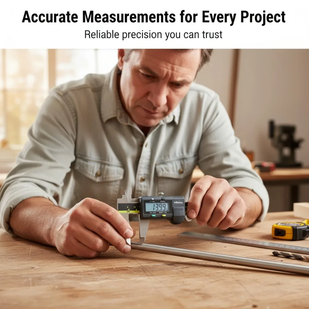 

Mitutoyo Digital Caliper 500-197-30 0-200MM Precision Measuring Tool Specialized for Metalworking Precision 0.01mm
