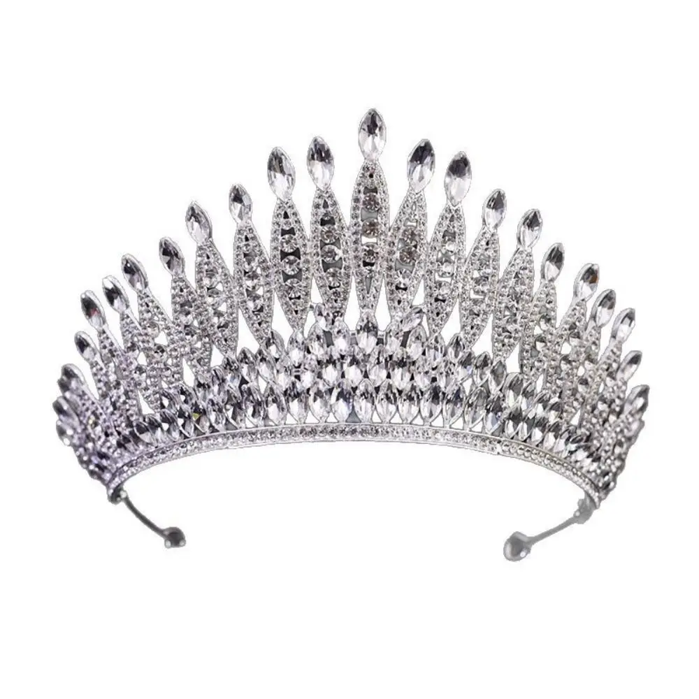 

Exquisite Luxury Baroque Queen Tiaras Elegant Adjustable Alloy Princess Crown Shiny Sparkling Bridal Headwear Birthday Party