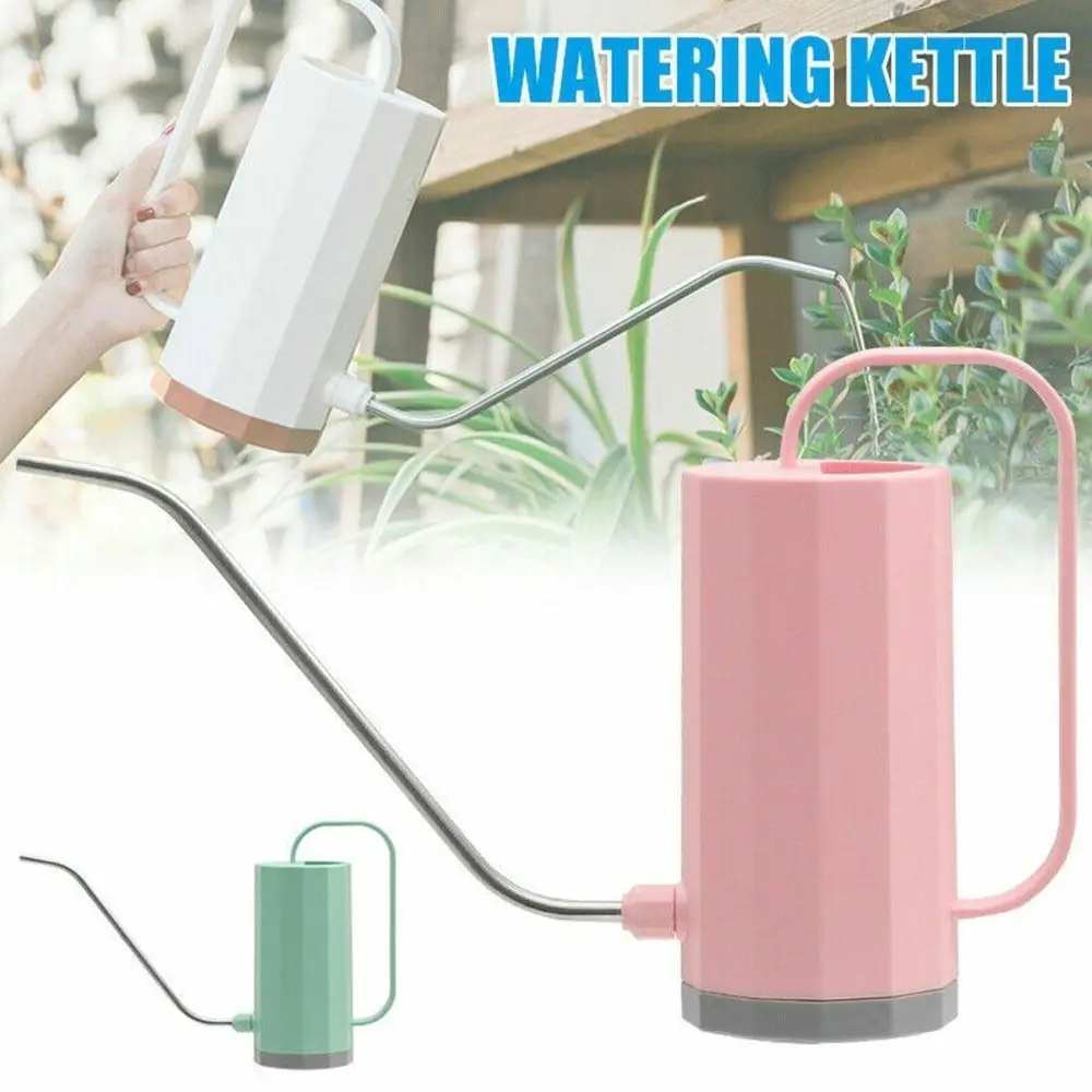 Einfache große Kapazität Pflanze Sprinkler Wasserkocher transparent lange Auslauf Bewässerung Sprüh gerät Gießkanne Garten gerät