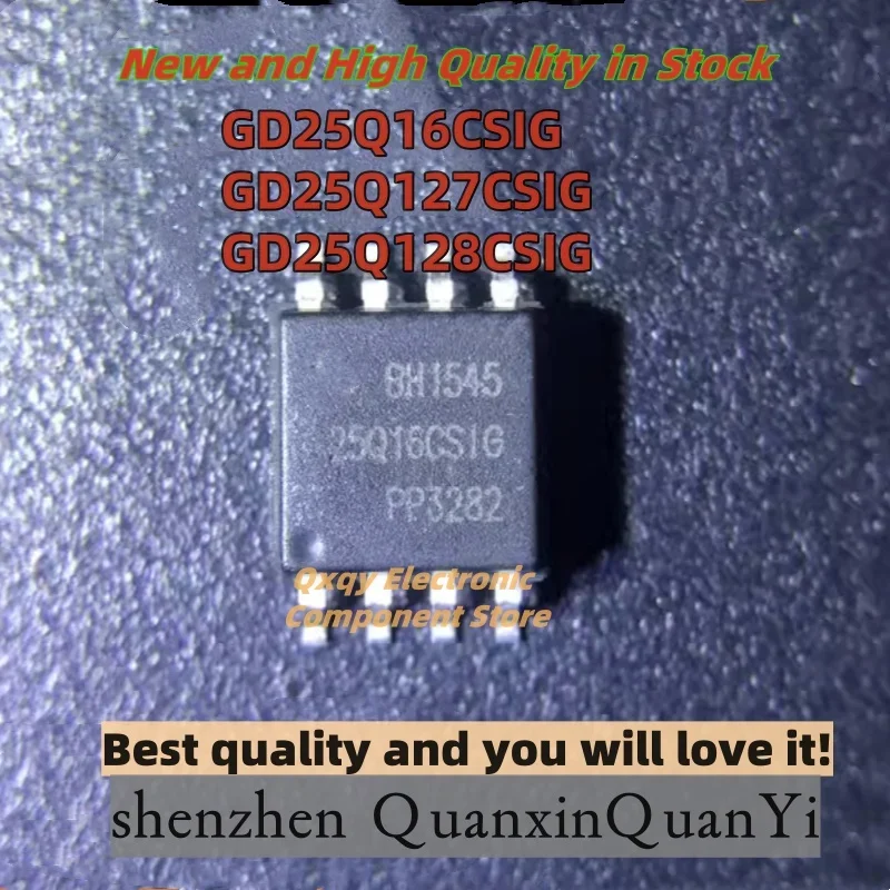 10pcs new GD25Q16CSIG 25Q16CSIG GD25Q127CSIG 25Q127CSIG GD25Q128CSIG 25Q128CSIG Serial port storage SOP8