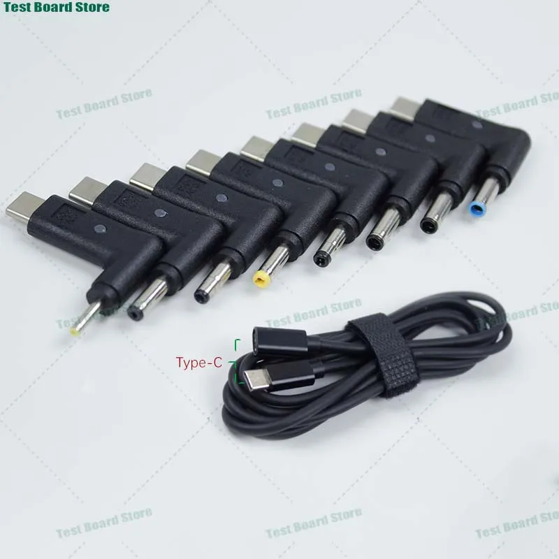 1Pce USB C папа-адаптер питания постоянного тока 5,5*2,1/4,0*1,7/4,5*0,6/4,8*1,7/6,0*1,4/7,4*0,6/2,5*0,7 для dell