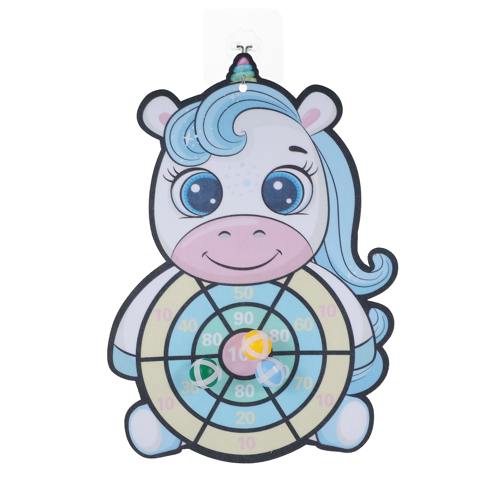 Kids Throwing Sticky Balls Board Game Cartoon Design Tossing Plaything Educational Outdoor For Children Parent