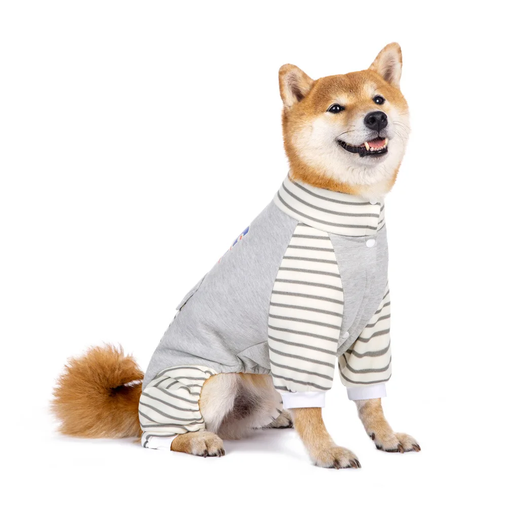 Cartoon Large dog clothes Jumpsuit Pajamas Big Dog Clothes Samoyed Husky Labrador Golden Retriever Costume Outfit