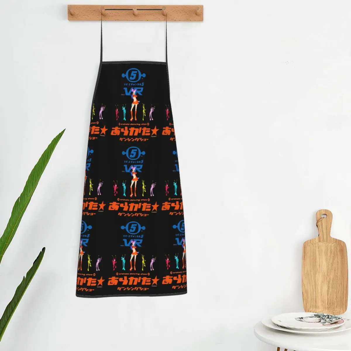 Space Channel 5 Ulalas Swingin Report Show Apron Chef Cooking Baking Tablier Bib Kitchen Cleaning Pinafore for Women Men