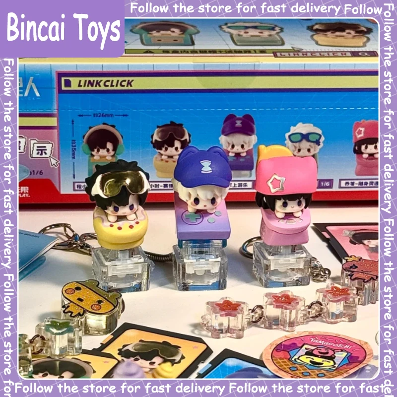 

Оригинальный набор кейкапов серии Vintage Trend от Genuine Link Click для механических клавиатур, коллекционный предмет декора для рабочего стола, модный трендовый подарок