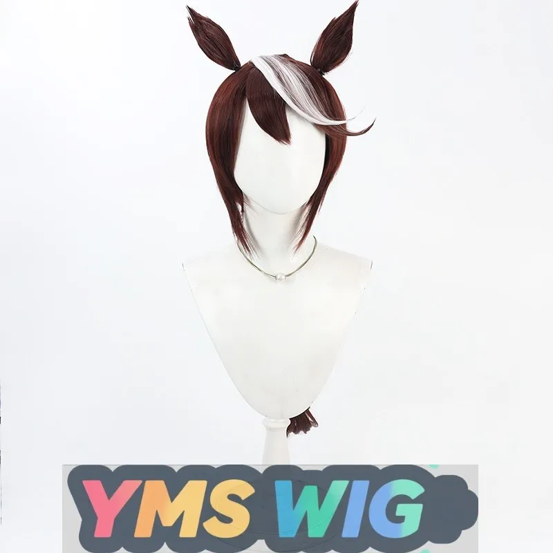 [YMS WIG] String Sound, Fengwu High School Bowdo Department, Ono Muhai Cos Wig Orange Hair On The Top Of The Head