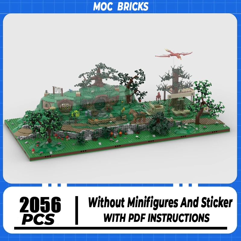

Moc Building Bricks Tree house Model Building Technology Modular Ring Movie Model Blocks Construstion Christmas Toy Gifts