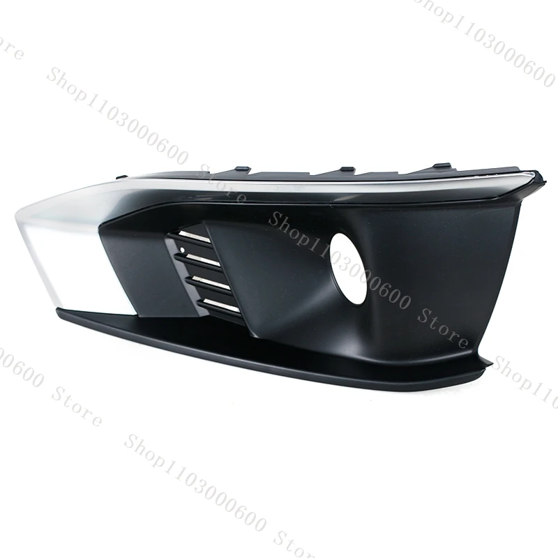 Front Fog Lamp Bumper Frame Decoration Cover For Audi A4 B9 2020 2021 2022 Fog Light Cover Car Styling Exterior Accessories