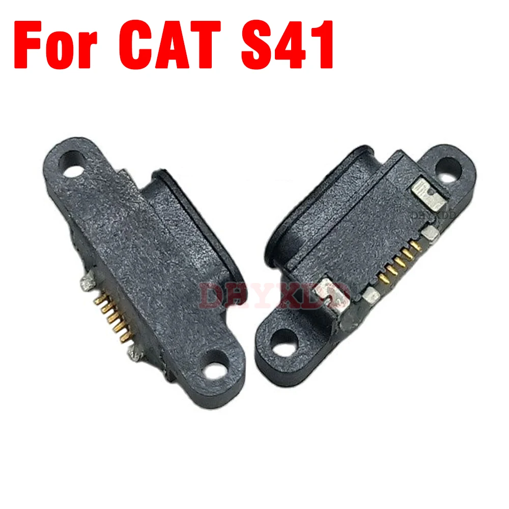 1-10Pcs 5Pin Micro USB Water Proof Charging Jack Connector Socket Jack Replacement Repair for CAT S41 S60 S61 Plug Port