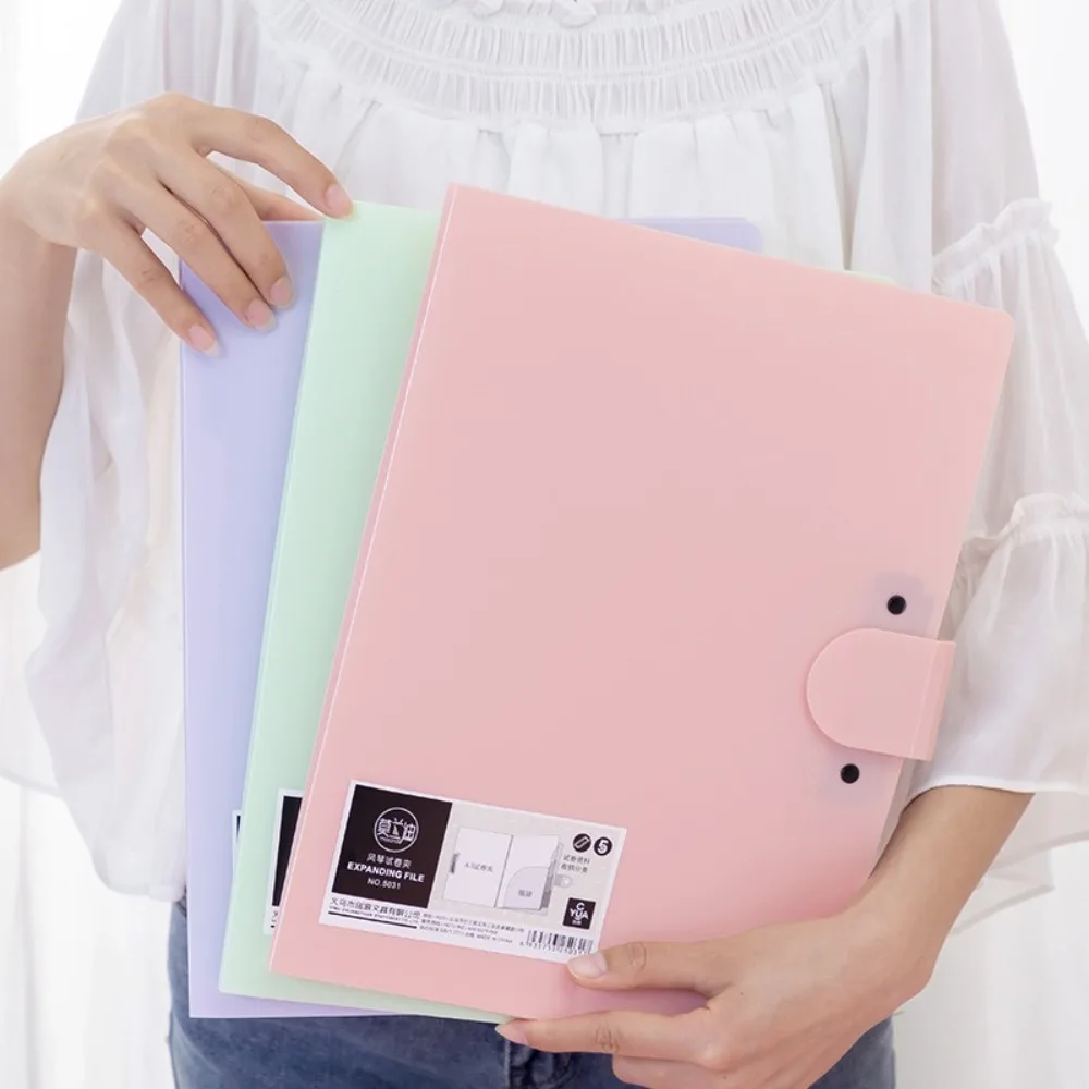 Picture 6: Simple A4 File Folder Waterproof Dirtyproof Document Bag Multifunctional Work Collection Organizer Office Student Supplies